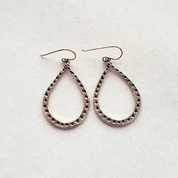 Didae Sterling Teardrop Dangle Earrings 1 3/8” Long ⬇️PRICE DROP⬇️ - Picture 4 of 10
